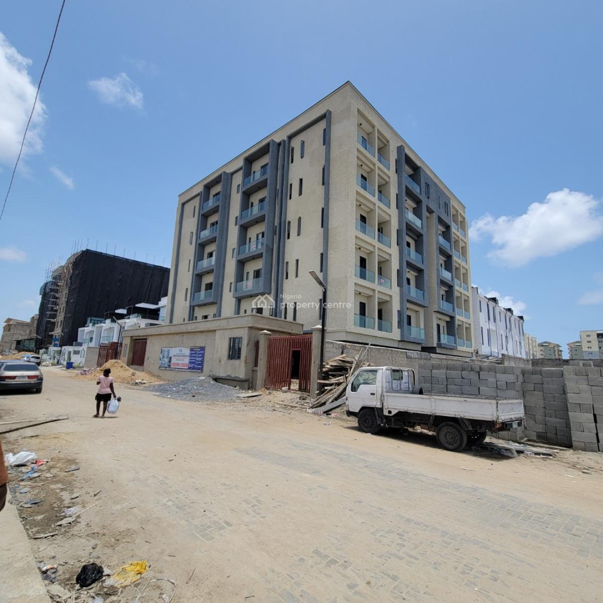 Newly Built 2 Bedroom Apartment with 24/7 Light, Pool,elevator, Lekki Phase 1, Lekki, Lagos, Flat / Apartment for Sale