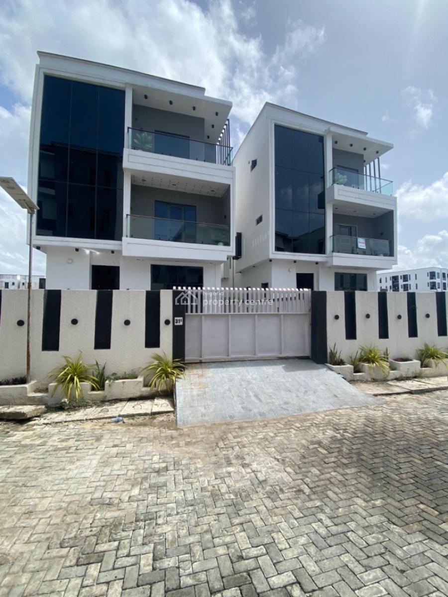 a Beautiful ,5 Bedrooms Fully Detached Duplex with a Rooftop Terrace, Gated Estate-call to Enter -24/7 Estate Security, Ologolo, Lekki, Lagos, Detached Duplex for Sale