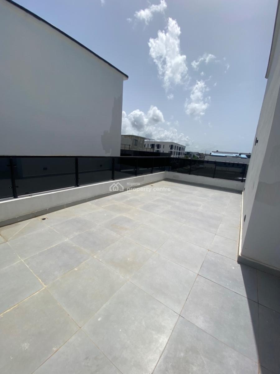 a Beautiful ,5 Bedrooms Fully Detached Duplex with a Rooftop Terrace, Gated Estate-call to Enter -24/7 Estate Security, Ologolo, Lekki, Lagos, Detached Duplex for Sale