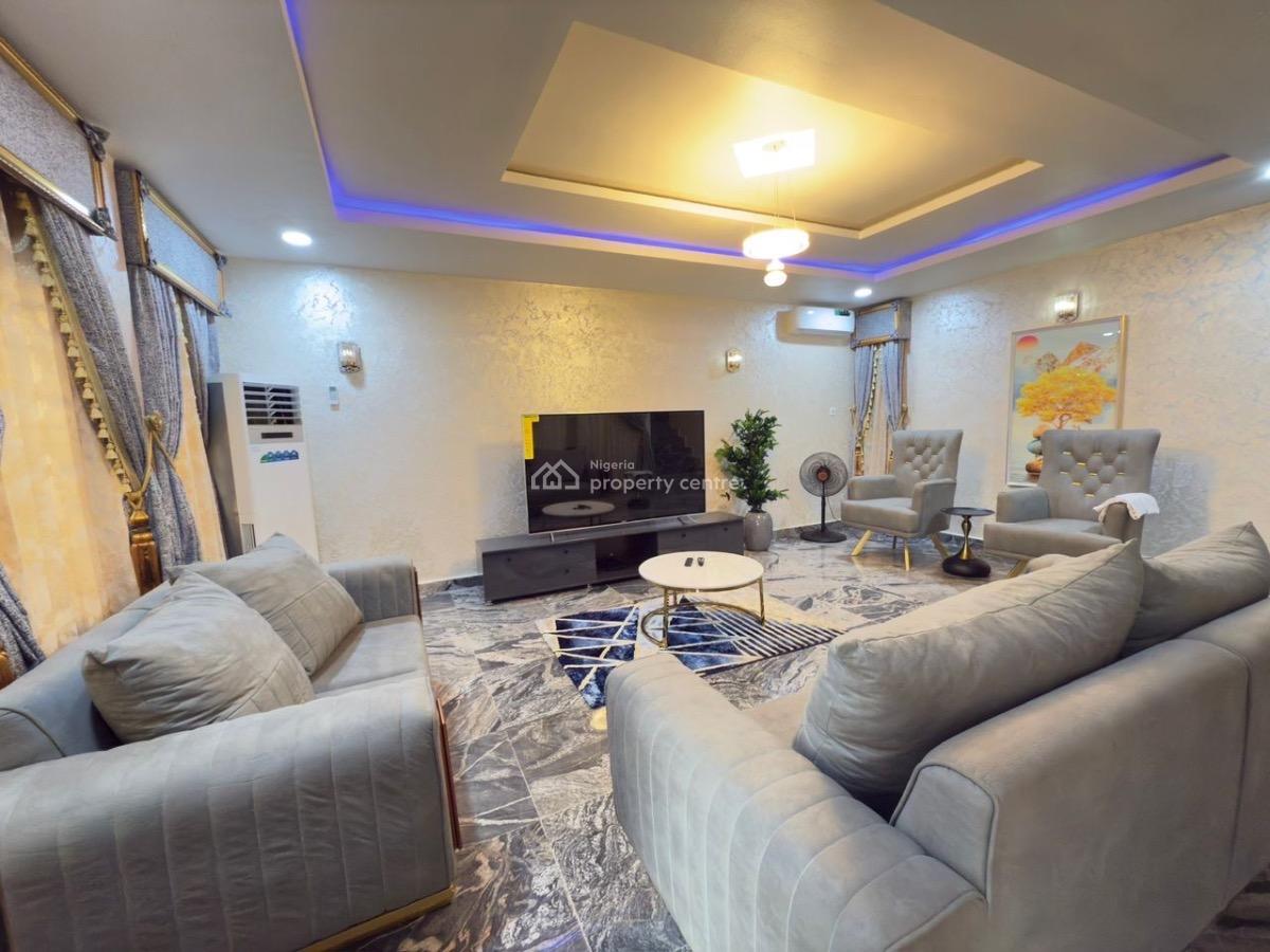 Exquisite Fully Furnished 4-bedroom Terrace Duplex (standalone Unit), Near Airport, Lugbe District, Abuja, Self Contain (single Rooms) for Rent