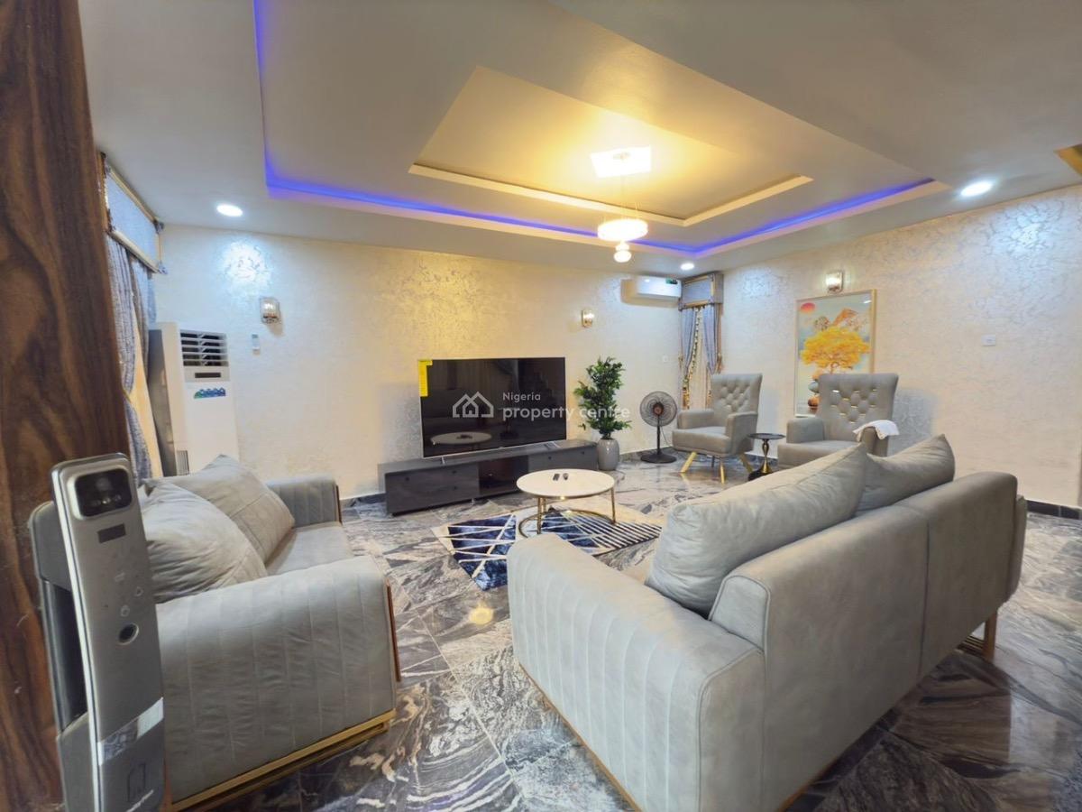 Exquisite Fully Furnished 4-bedroom Terrace Duplex (standalone Unit), Near Airport, Lugbe District, Abuja, Self Contain (single Rooms) for Rent