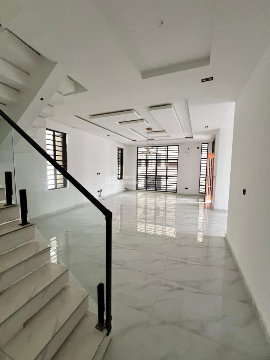 5 Bedrooms Detached Duplex with Pool, Bq, Self Service, Chevron, Lekki, Lagos, Detached Duplex for Sale