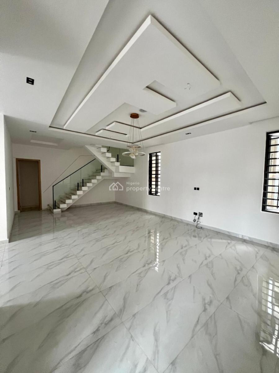 5 Bedrooms Detached Duplex with Pool, Bq, Self Service, Chevron, Lekki, Lagos, Detached Duplex for Sale
