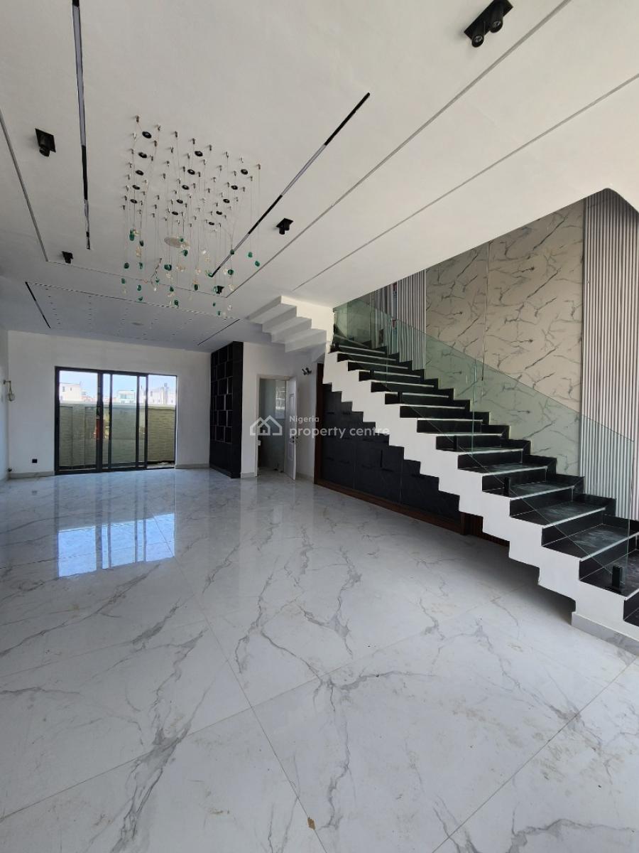 Luxury 5 Bedrooms Terraced Duplex with Bq and Pool in a Secured Estate, Lekki Phase 1, Lekki, Lagos, Terraced Duplex for Sale