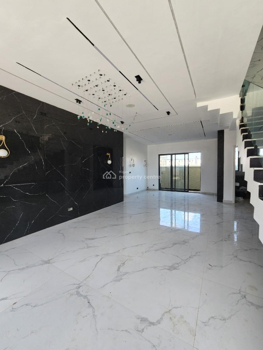 Luxury 5 Bedrooms Terraced Duplex with Bq and Pool in a Secured Estate, Lekki Phase 1, Lekki, Lagos, Terraced Duplex for Sale