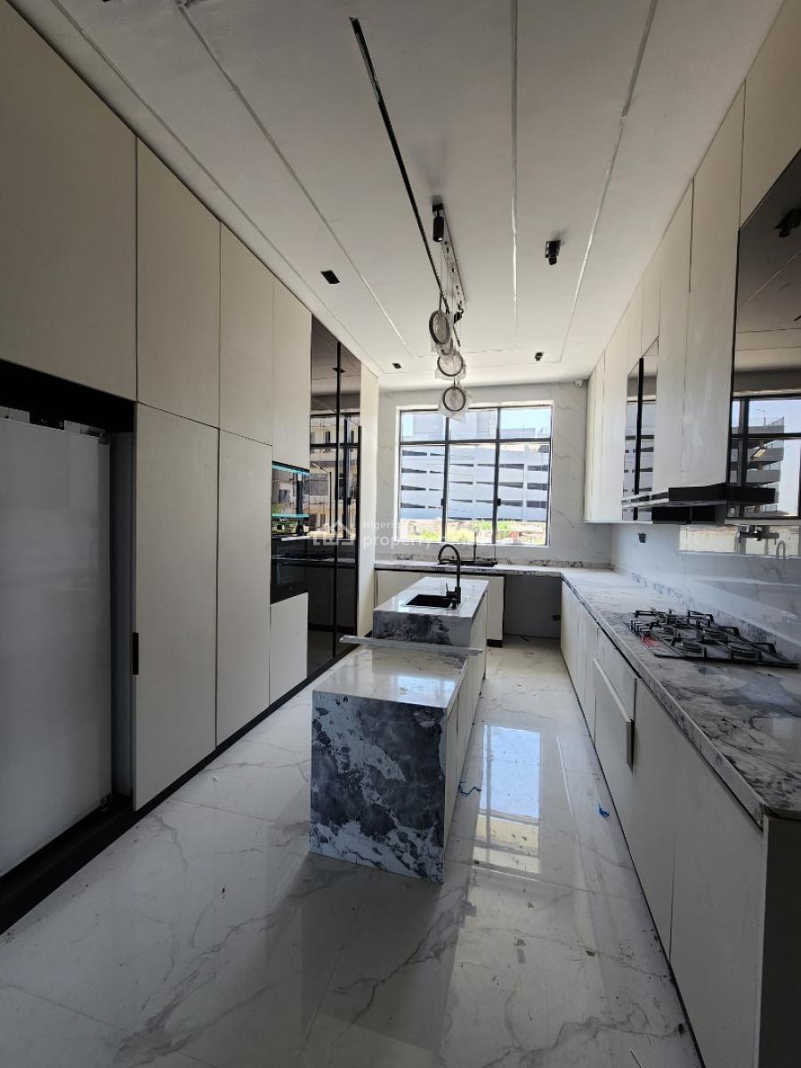 Luxury 5 Bedrooms Terraced Duplex with Bq and Pool in a Secured Estate, Lekki Phase 1, Lekki, Lagos, Terraced Duplex for Sale