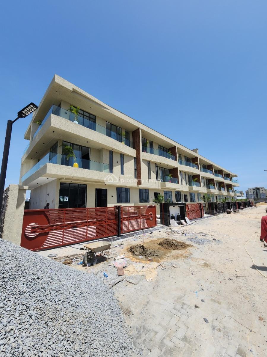 Luxury 5 Bedrooms Terraced Duplex with Bq and Pool in a Secured Estate, Lekki Phase 1, Lekki, Lagos, Terraced Duplex for Sale