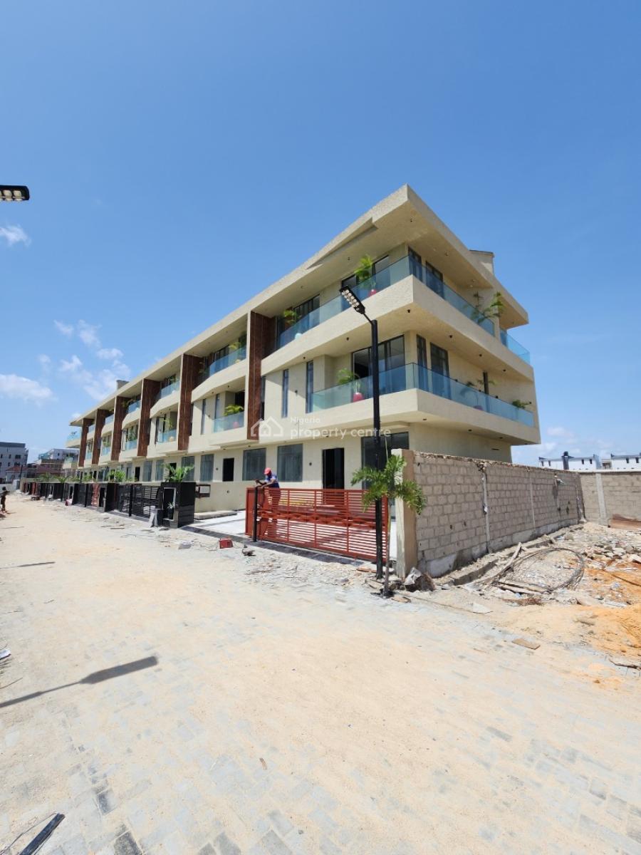 Luxury 5 Bedrooms Terraced Duplex with Bq and Pool in a Secured Estate, Lekki Phase 1, Lekki, Lagos, Terraced Duplex for Sale