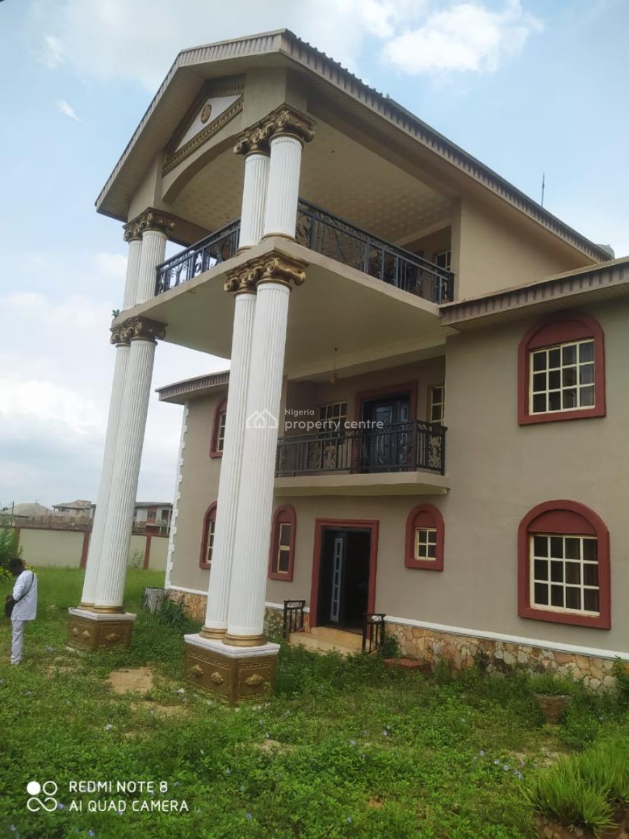 7 Bedrooms Detached House on 2 Plots, Oladunni House, Ogunyanwo Street, Sagamu, Ogun, Detached Duplex for Sale