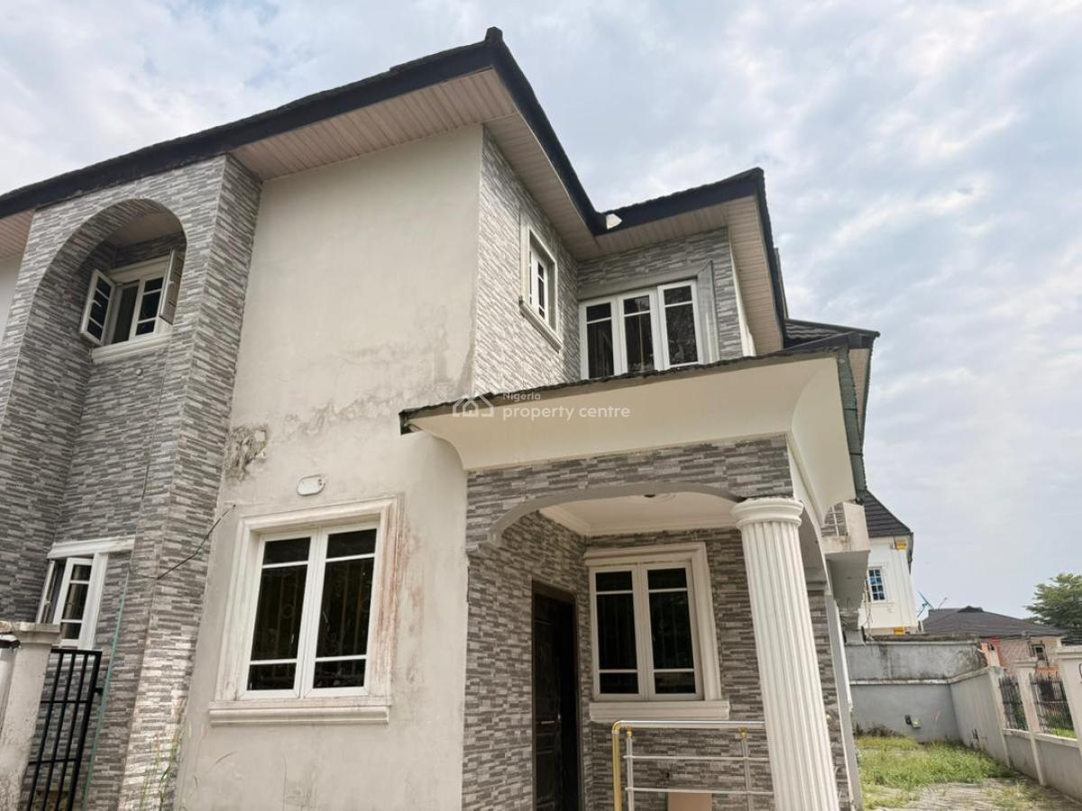Luxury 5 Bedroom Semi Detached House with Bq in Secured Estate, Diamond Estate Off Shoprite Road, Sangotedo, Ajah, Lagos, Semi-detached Duplex for Rent