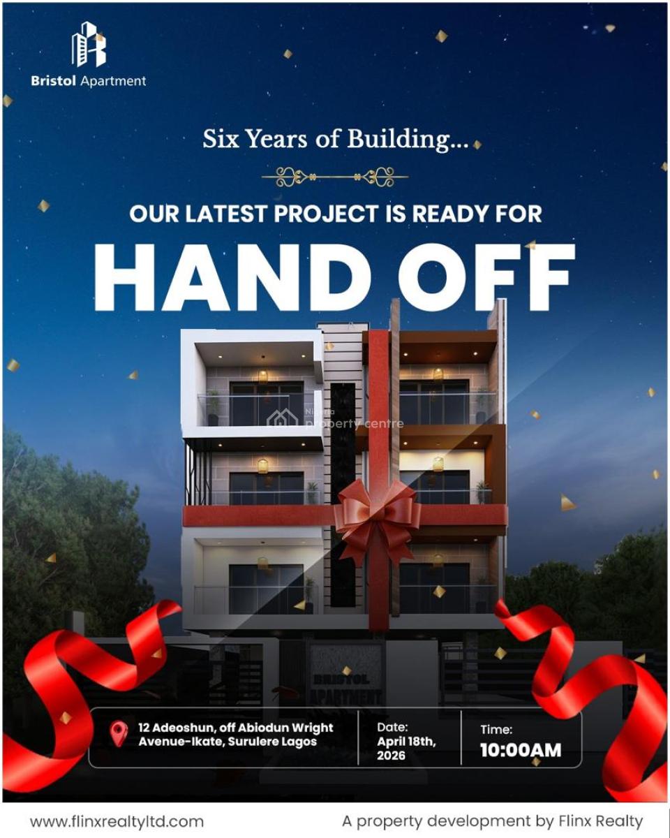 Newly Built Studio Apartment in a Prime Location, Bristol Apartment, 12 Adeosun Kilo, Surulere, Lagos, Flat / Apartment for Sale