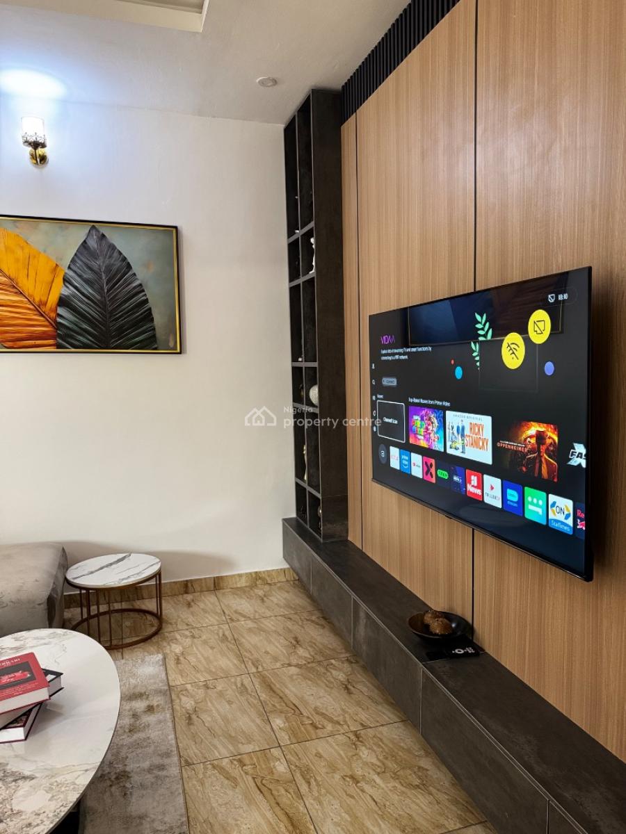 Fully Serviced 1-bedroom with Premium Finish & Smart Tv, Dpkay District Estate, Orchid Road, Lekki, Lagos, Flat / Apartment Short Let