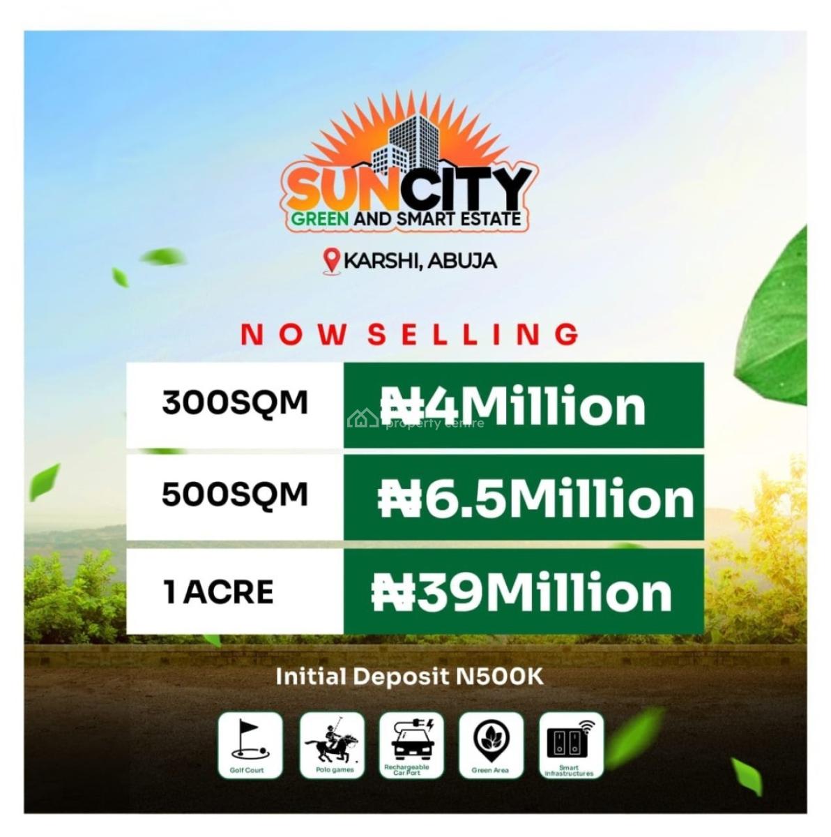 Affordable Plots of Land, Suncity Green and Smart Estate, Karshi, Abuja, Residential Land for Sale