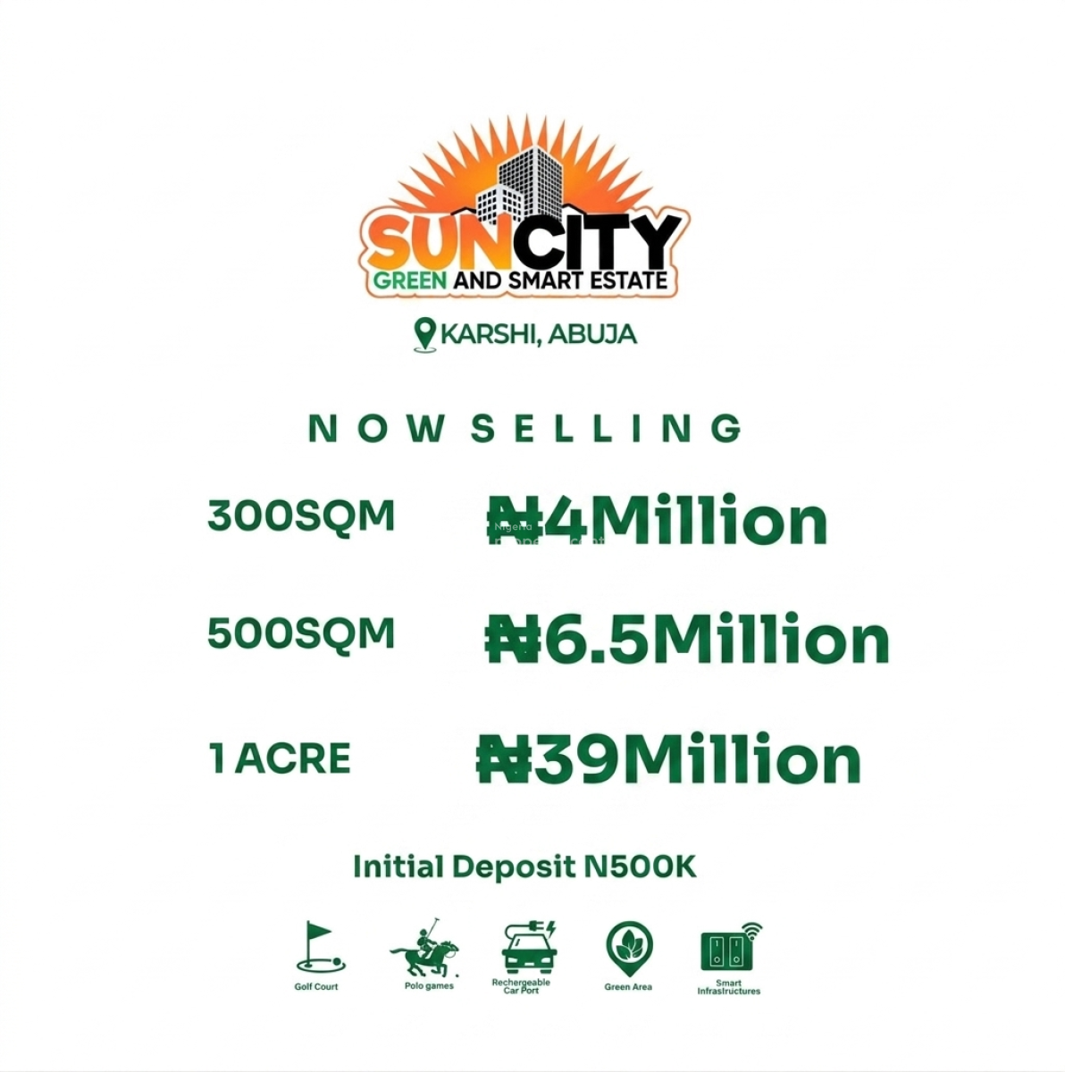 Affordable Plots of Land, Suncity Green and Smart Estate, Karshi, Abuja, Residential Land for Sale