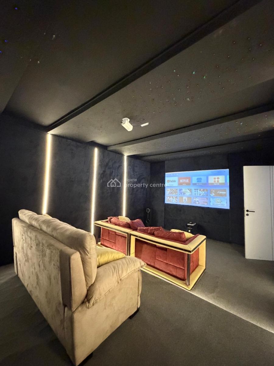 Well Crafted 5 Bedroom Fully Detached Duplex,cinema Swimming Pool +bq, Chevron, Lekki, Lagos, Detached Duplex for Sale