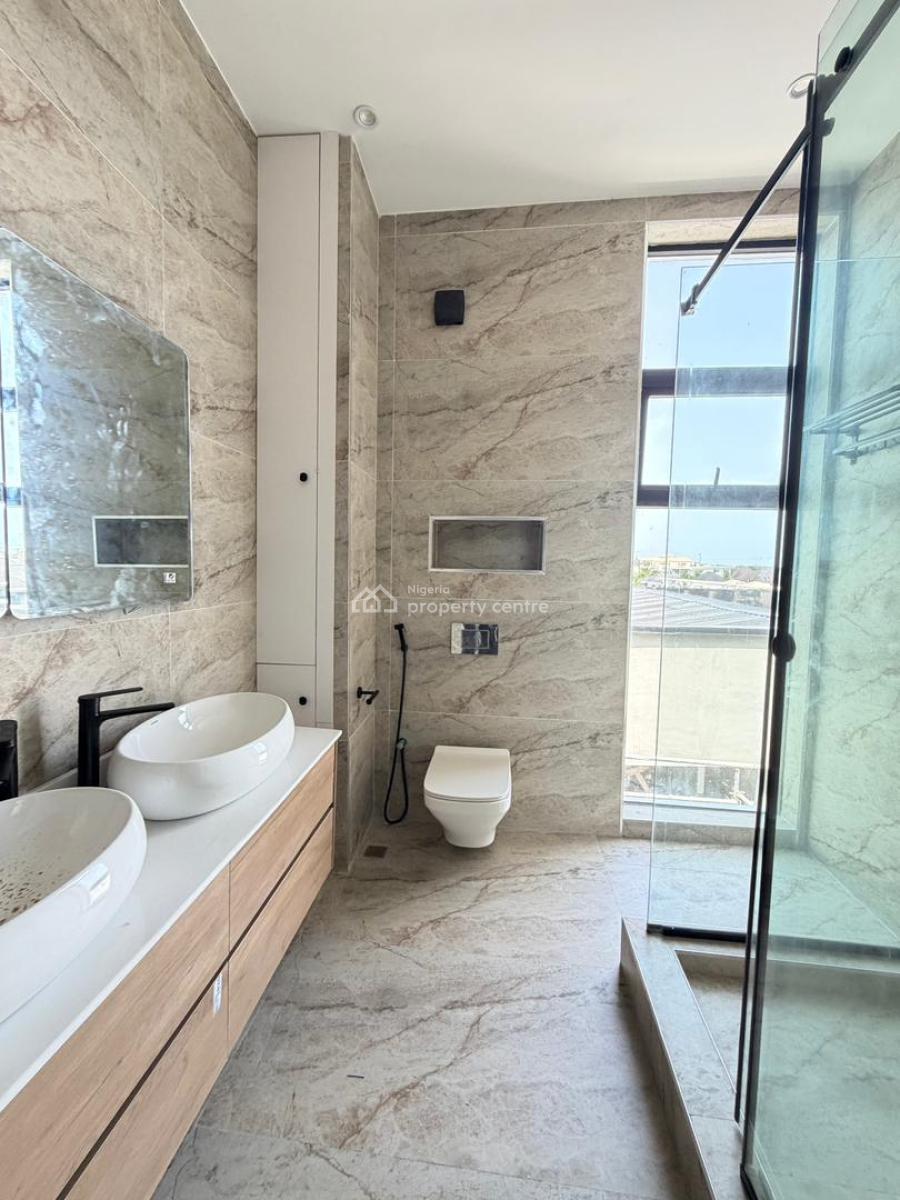 Stunning 4 Bedroom Terrace Triplex with Bq, Chevron, Lekki, Lagos, Terraced Duplex for Sale