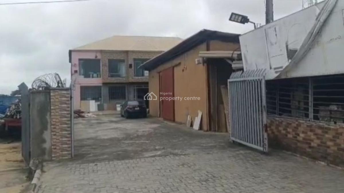 Warehouse with Storey Building for Showroom on 1,058sqm, Facing Lekki-epe Expressway, Awoyaya, Ibeju Lekki, Lagos, Warehouse for Rent