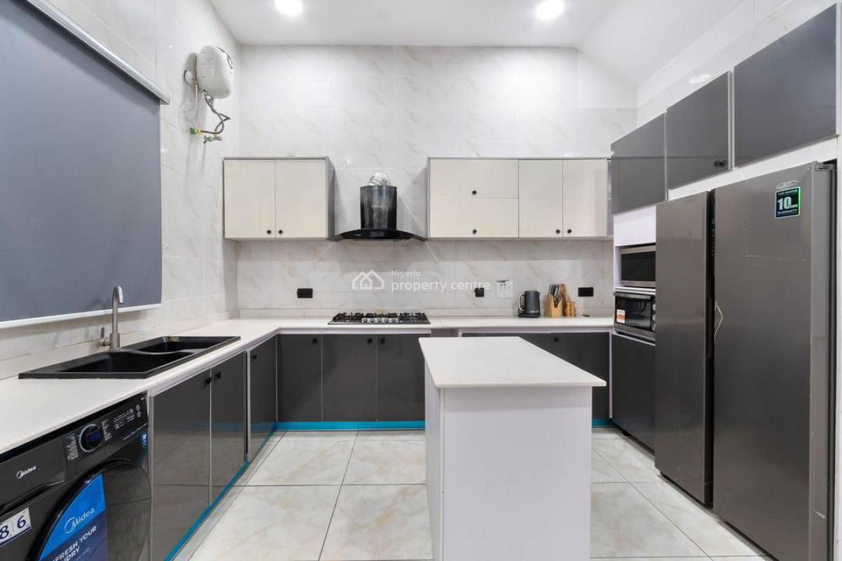 Fully Furnished 4 Bedroom Detached Duplex, Chevron, Lekki, Lagos, House for Rent