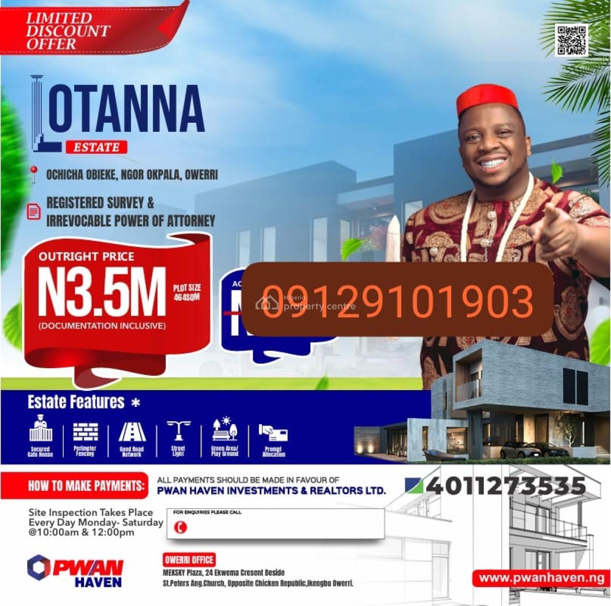 Plots of Affordable Land, Ochicha Obike, Ngor Okpala, Imo, Mixed-use Land for Sale