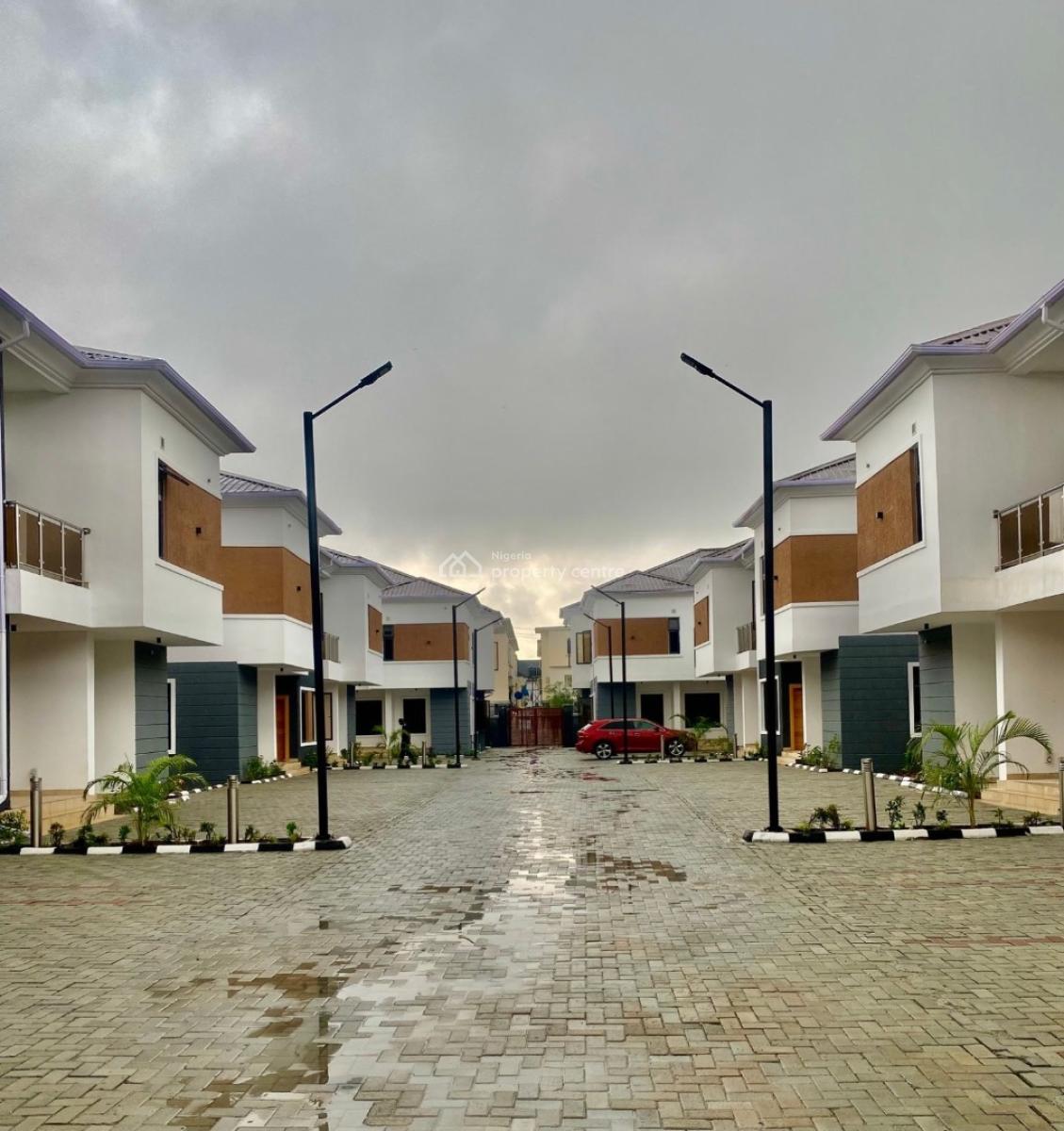 Fully Serviced 3 Bedroom Duplex with One Room Bq, Agungi, Lekki, Lagos, Terraced Duplex for Rent