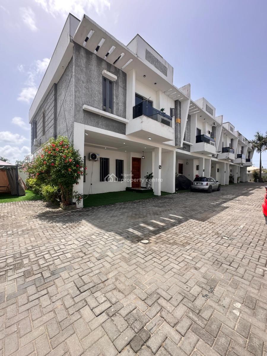 4 Bedroom Terrace Duplex, Mobil Road, Lekki, Lagos, Terraced Duplex for Rent