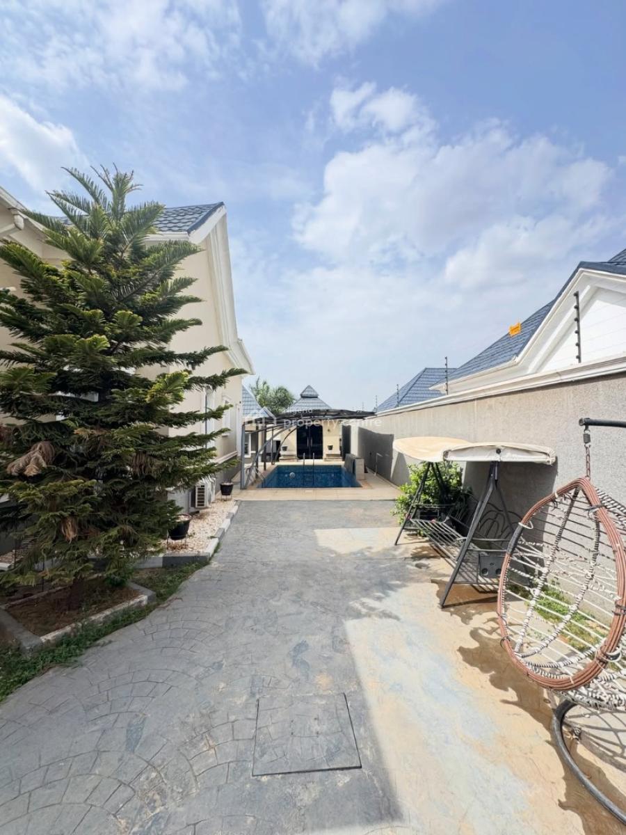 Furnished 3 Bedroom Bungalow with 2 Room Bq Swimming Pool, Suncity Estate, Galadimawa, Abuja, Detached Bungalow for Rent