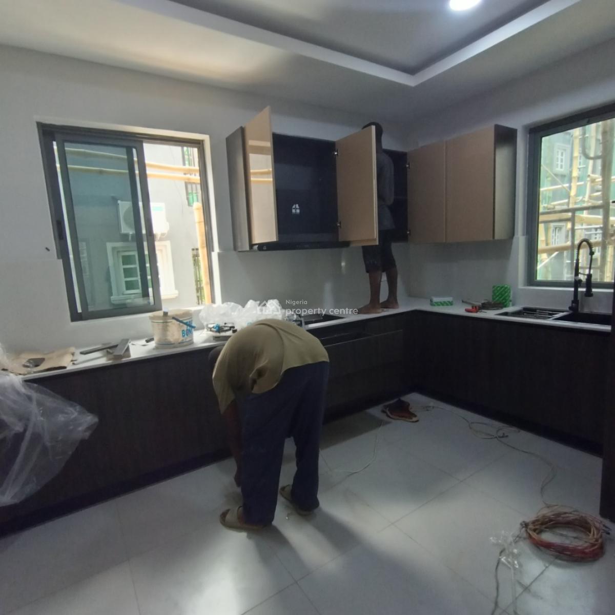 Newly Built 4 Bedroom Terrace Duplex with Bq, Palmgrove, Ilupeju, Lagos, Terraced Duplex for Rent