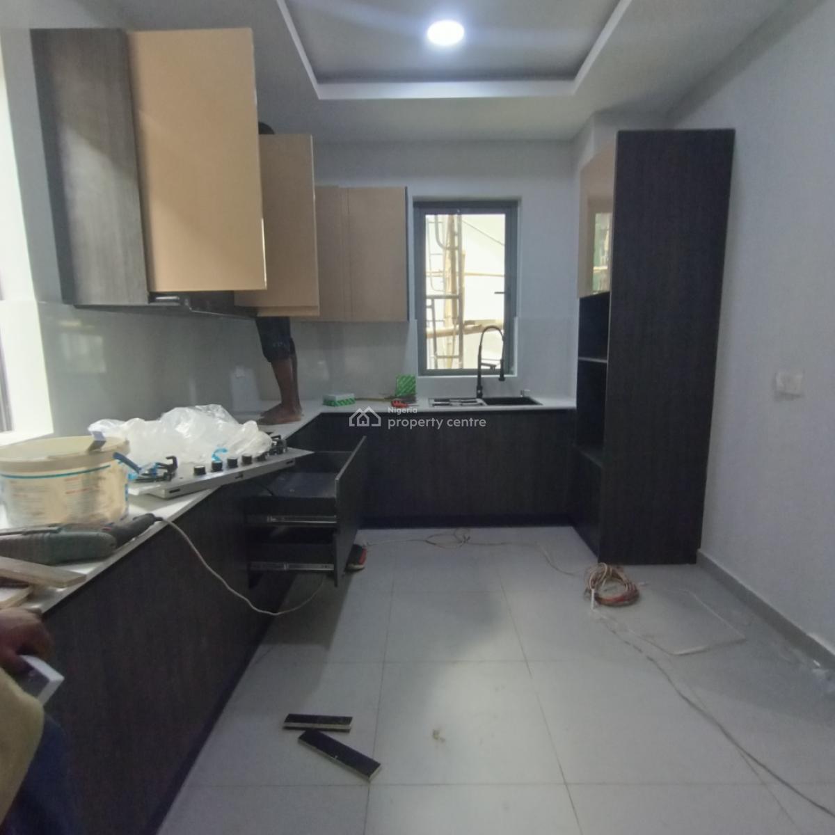 Newly Built 4 Bedroom Terrace Duplex with Bq, Palmgrove, Ilupeju, Lagos, Terraced Duplex for Rent
