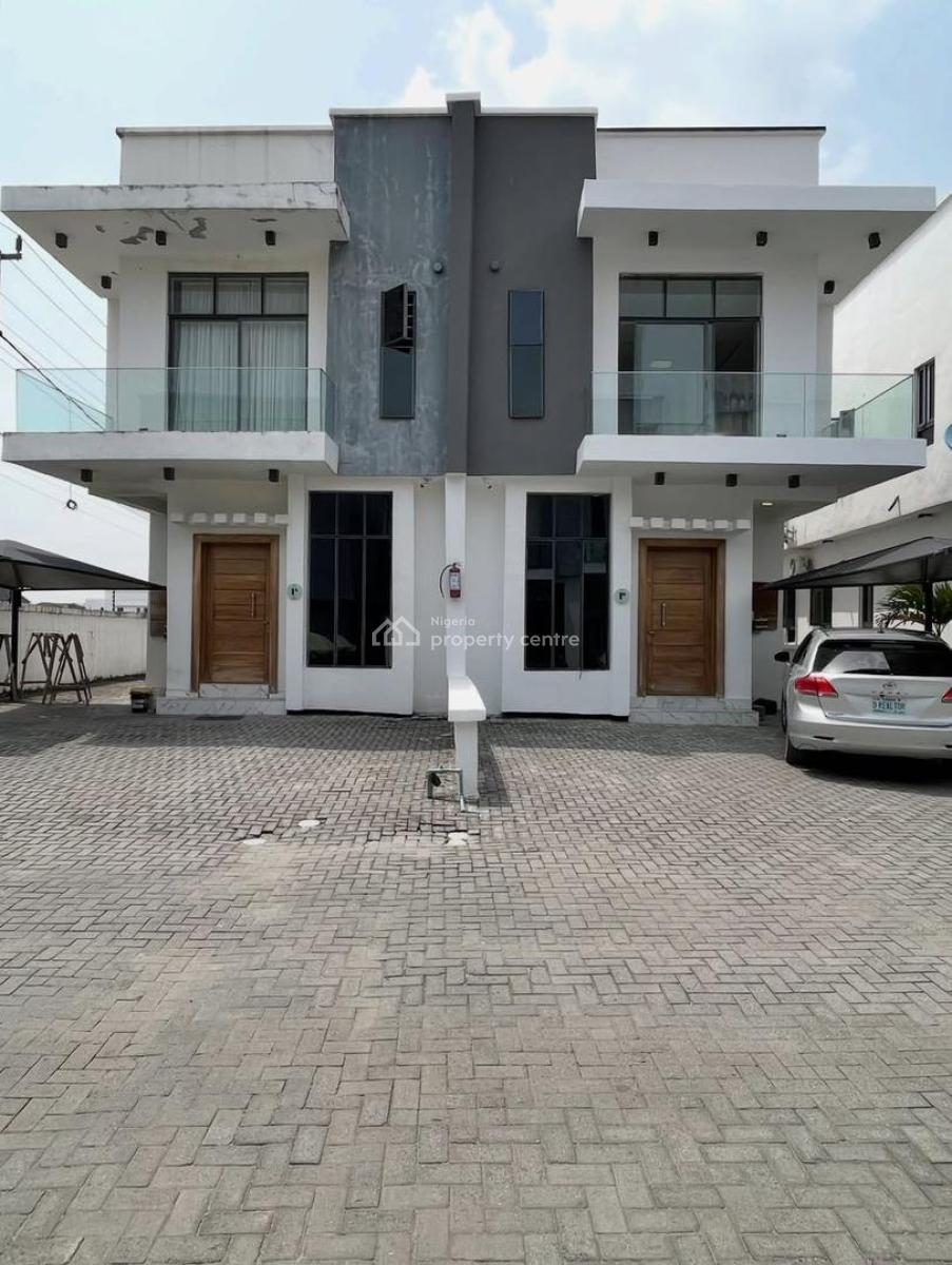 Serviced 4 Bedroom Semi-detached Duplex, Osapa, Lekki, Lagos, Semi-detached Duplex for Rent