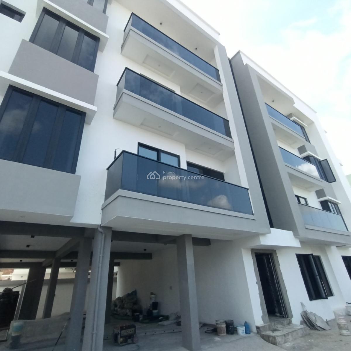 Newly Built 3 Bedroom Apartments with a Room Bq, Off Allen Avenue, Allen, Ikeja, Lagos, Flat / Apartment for Sale