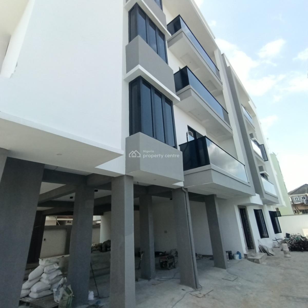 Newly Built 3 Bedroom Apartments with a Room Bq, Off Allen Avenue, Allen, Ikeja, Lagos, Flat / Apartment for Sale