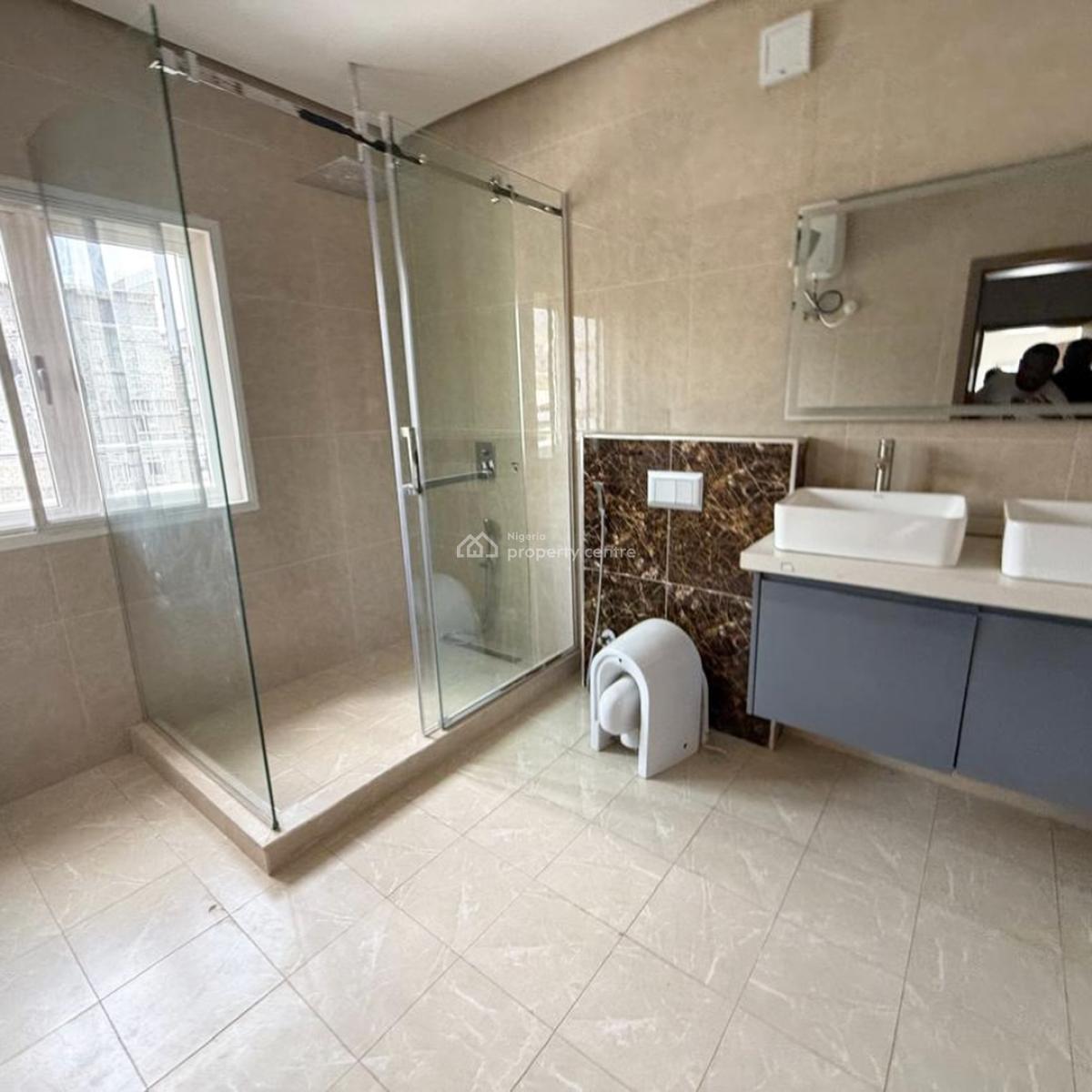 Brown New 4 Bedroom Detached Duplex with Bq, Serene Environment, Maitama District, Abuja, Detached Duplex for Sale