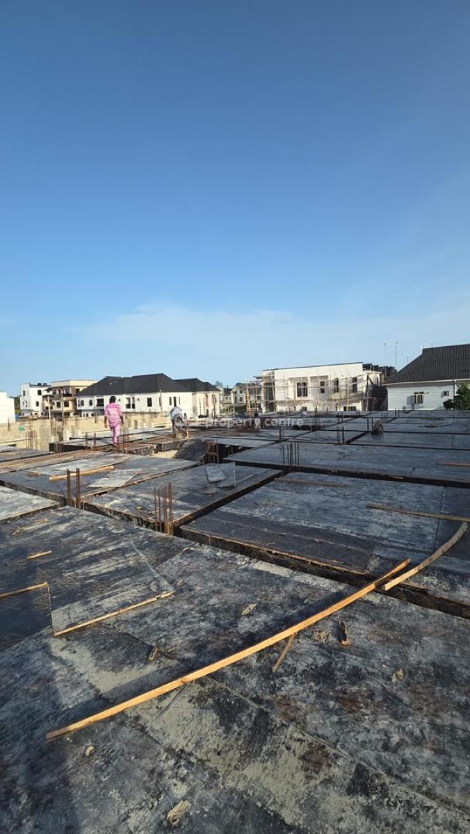 3 Bedroom Terrace + Studio Apartment Beside Atican Beach Resort, Atican Beach View Estate, The Charterhouse Lagos, Ojaja Mall, Victoria Island (vi), Lagos, Terraced Duplex for Sale