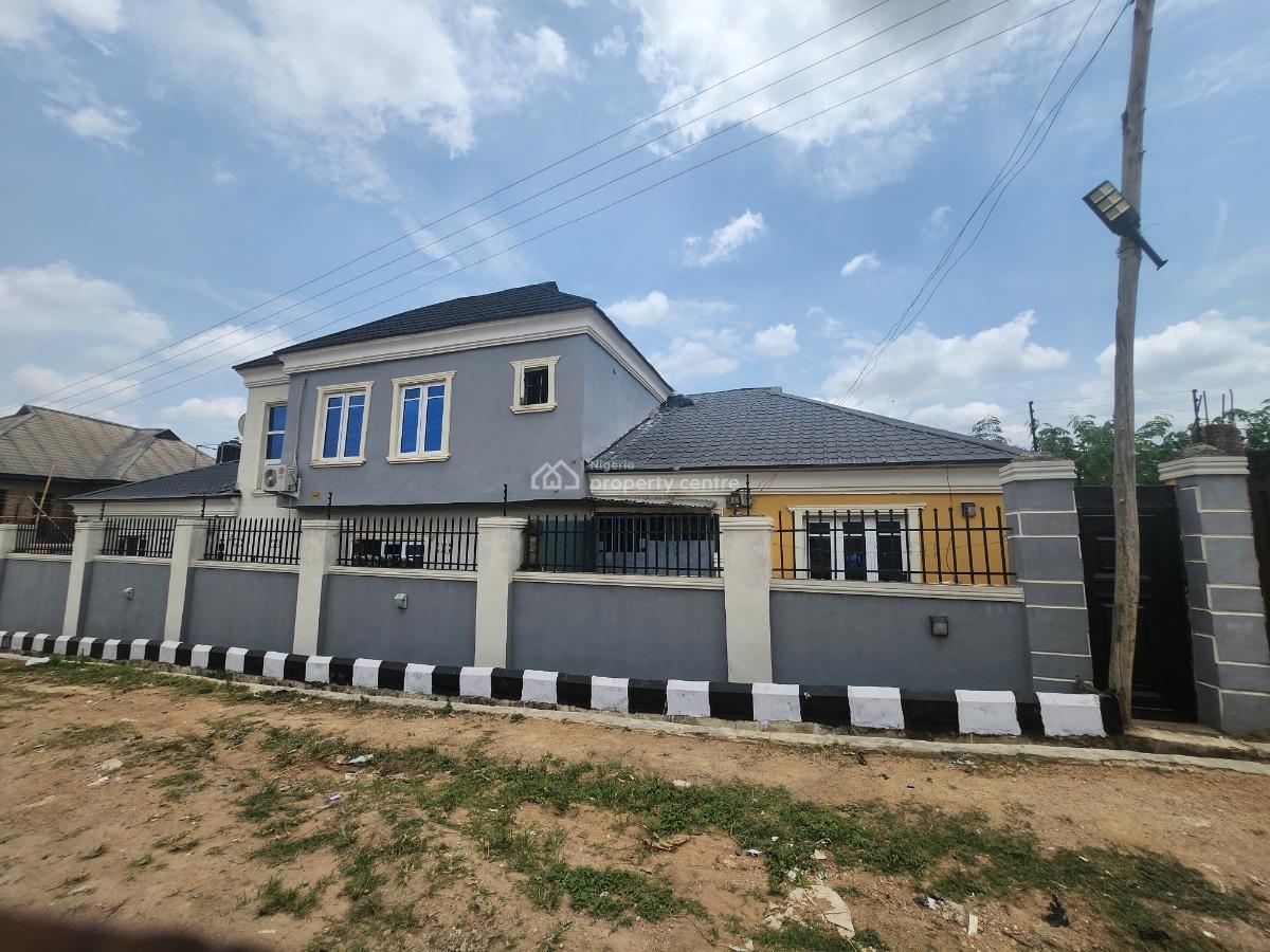 Cute 4 Bedroom with a Pent House and a Detached 1 Bedroom Bq, Maberi Area Off Ajinde Akala Express, Ibadan, Oyo, Detached Bungalow for Sale