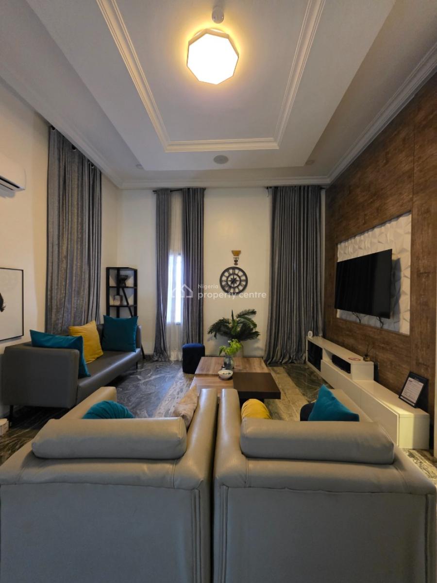 Luxury Furnished 4 Bedroom Terrace Duplex with Bq, Guzape District, Abuja, Terraced Duplex for Sale