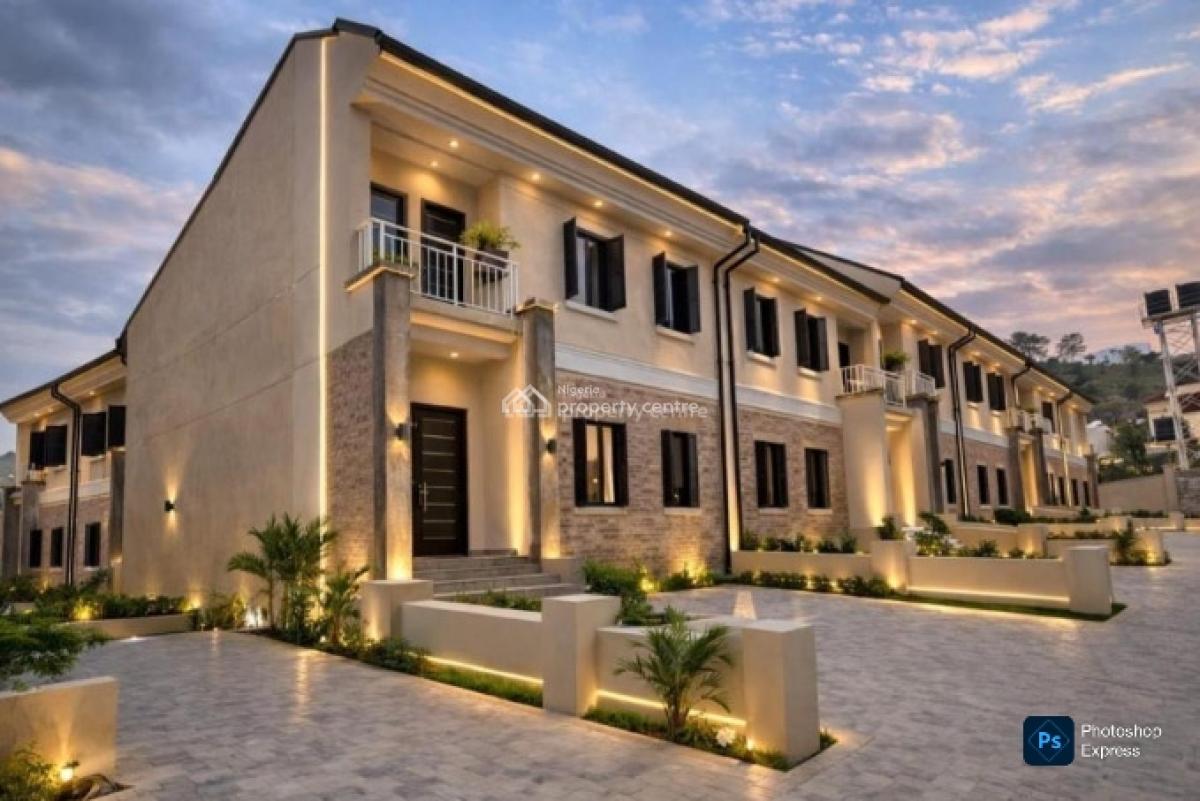 Modern Premium 3 Bedrooms Duplex with Bq, Rockvale Manors Estate, Apo, Abuja, Terraced Duplex for Rent