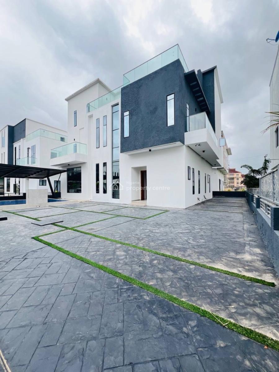 5 Bedroom Fully Detached Duplex+ Bq, Cinema,rooftop Terrace & Pool, Inside a Secure, Serene and Best Estate in Osapa, Osapa, Lekki, Lagos, Detached Duplex for Sale