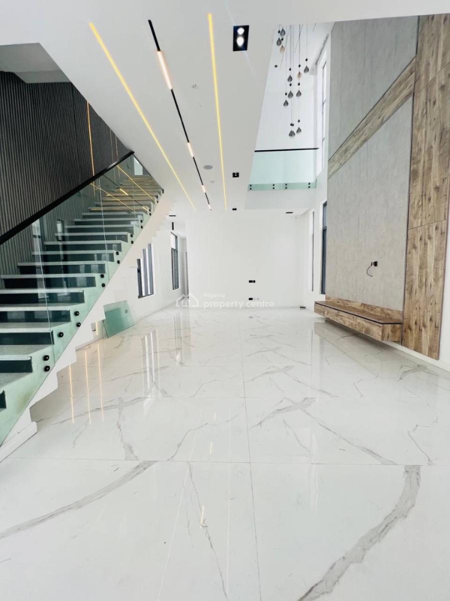 Spacious 5 Fully Bedroom Detached +bq, Cinema, Gym, Rooftop Terrace &, Inside a Call to Access and Well Structure Estate in Osapa, Osapa, Lekki, Lagos, Detached Duplex for Sale