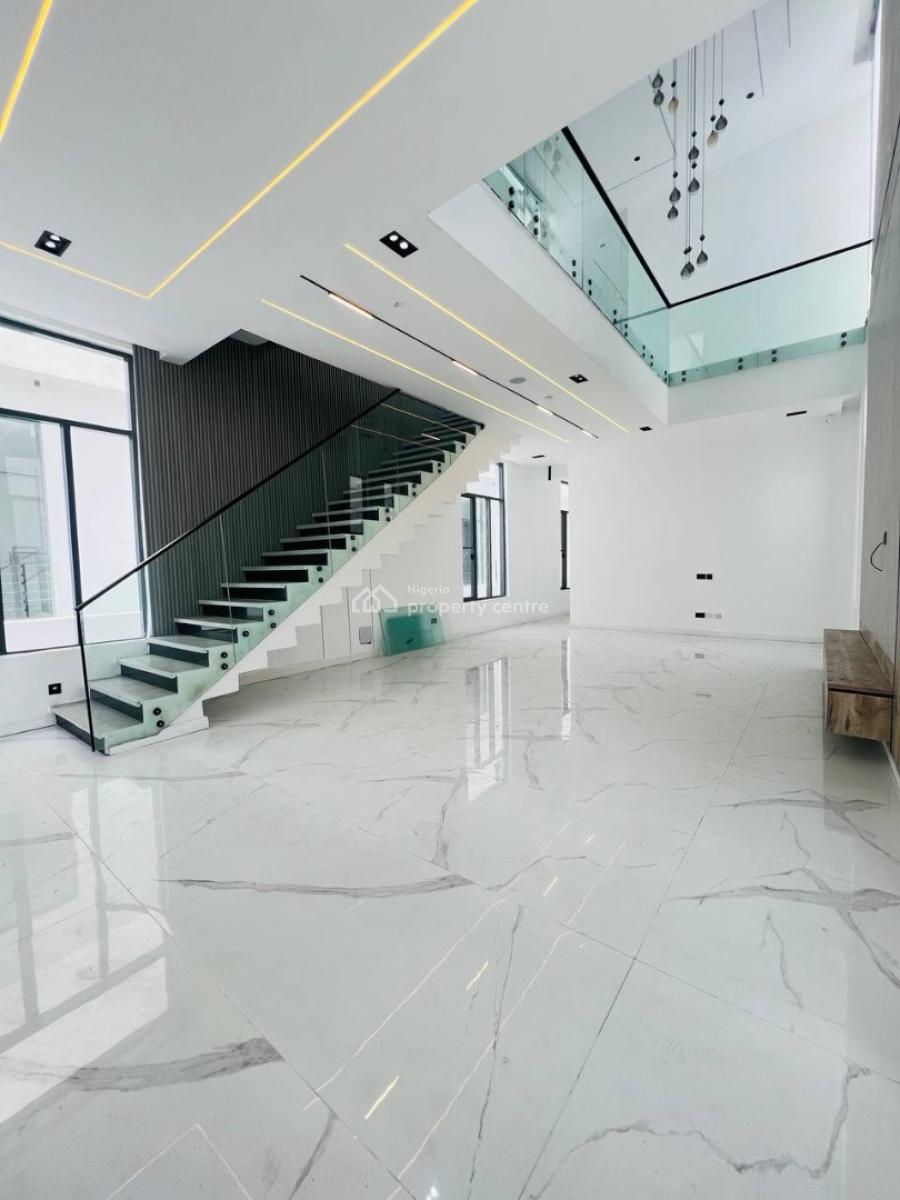Spacious 5 Fully Bedroom Detached +bq, Cinema, Gym, Rooftop Terrace &, Inside a Call to Access and Well Structure Estate in Osapa, Osapa, Lekki, Lagos, Detached Duplex for Sale