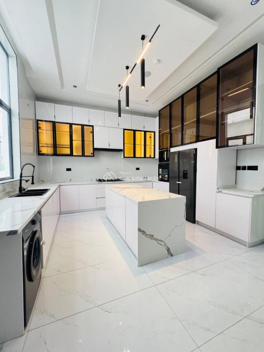 Spacious 5 Fully Bedroom Detached +bq, Cinema, Gym, Rooftop Terrace &, Inside a Call to Access and Well Structure Estate in Osapa, Osapa, Lekki, Lagos, Detached Duplex for Sale