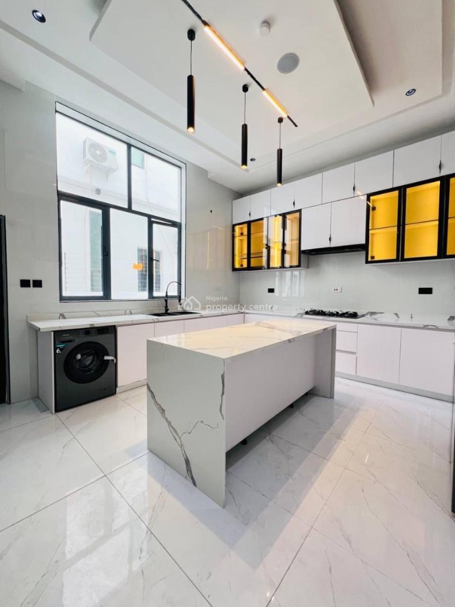 Spacious 5 Fully Bedroom Detached +bq, Cinema, Gym, Rooftop Terrace &, Inside a Call to Access and Well Structure Estate in Osapa, Osapa, Lekki, Lagos, Detached Duplex for Sale