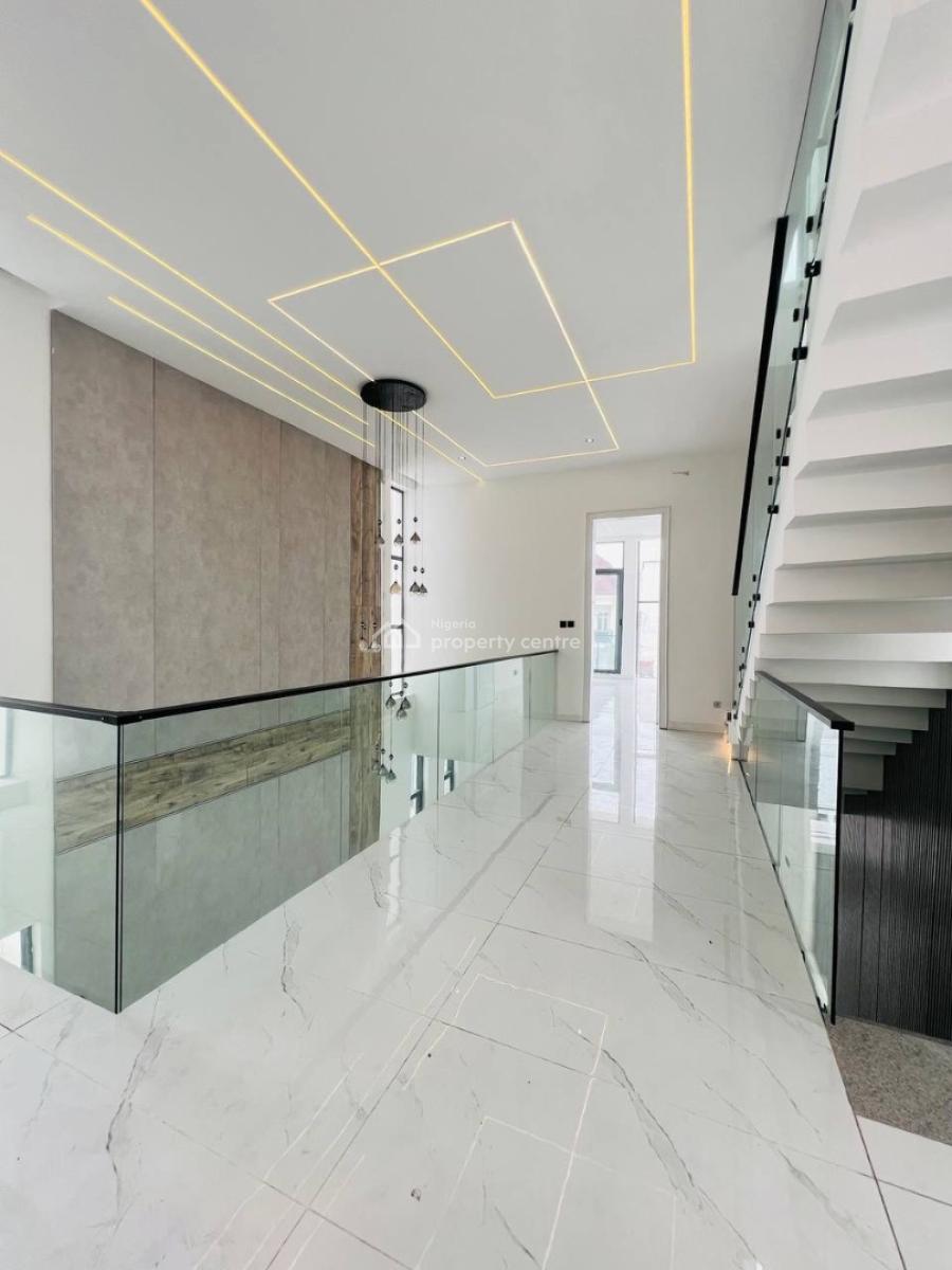 Spacious 5 Fully Bedroom Detached +bq, Cinema, Gym, Rooftop Terrace &, Inside a Call to Access and Well Structure Estate in Osapa, Osapa, Lekki, Lagos, Detached Duplex for Sale