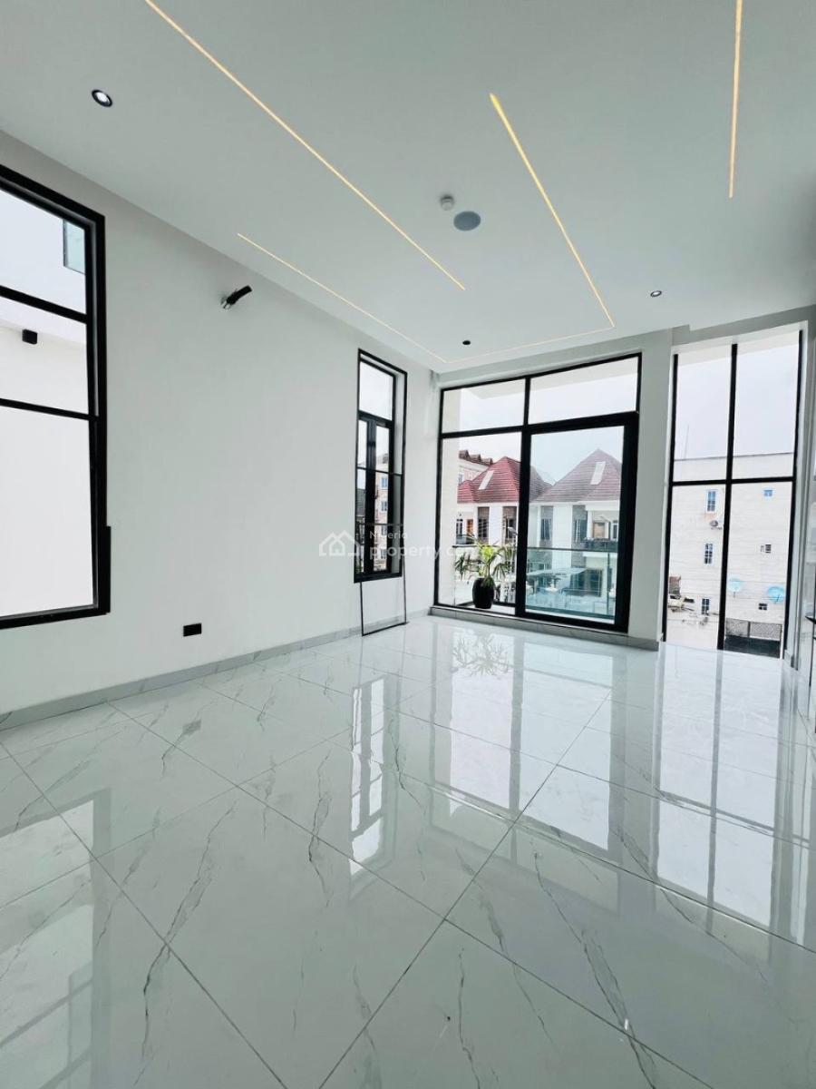 Spacious 5 Fully Bedroom Detached +bq, Cinema, Gym, Rooftop Terrace &, Inside a Call to Access and Well Structure Estate in Osapa, Osapa, Lekki, Lagos, Detached Duplex for Sale