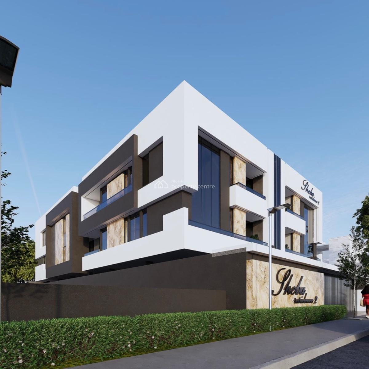 Fully Automated Luxury 2bedroom Apartment + Bq, Pool, Gen & Green Area, Abraham Adesanya, Lekki Phase 2, Lekki, Lagos, Flat / Apartment for Sale