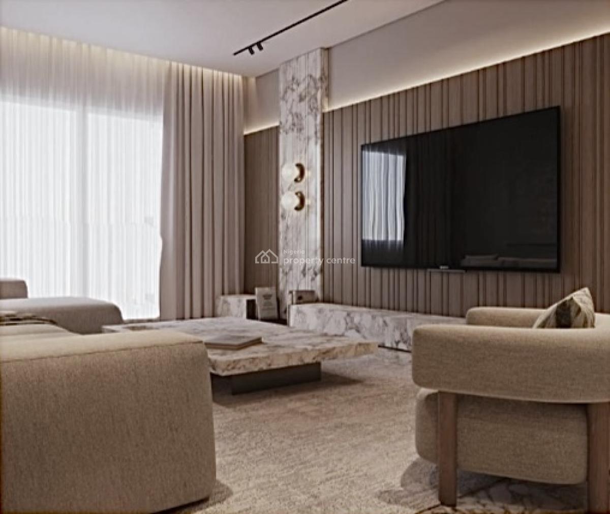 Fully Automated Luxury 2bedroom Apartment + Bq, Pool, Gen & Green Area, Abraham Adesanya, Lekki Phase 2, Lekki, Lagos, Flat / Apartment for Sale