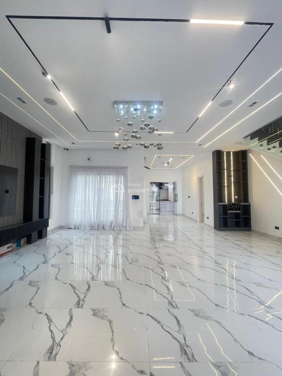 Gigantic Luxury Spacious 5 Bedroom Fully Detached Duplex with Bq, Pool, Chevron, Lekki, Lagos, Detached Duplex for Sale