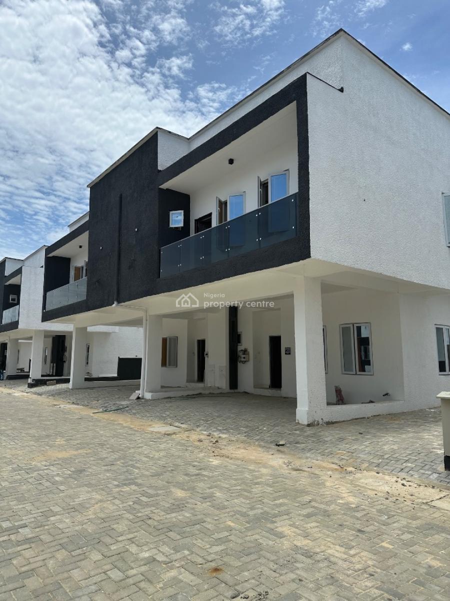 Well-built Fully Finished 3 Bedroom Duplex + Bq, Gym, Pool & Solar, Behind Lagos Business School, Sangotedo, Ajah, Lagos, Semi-detached Duplex for Sale
