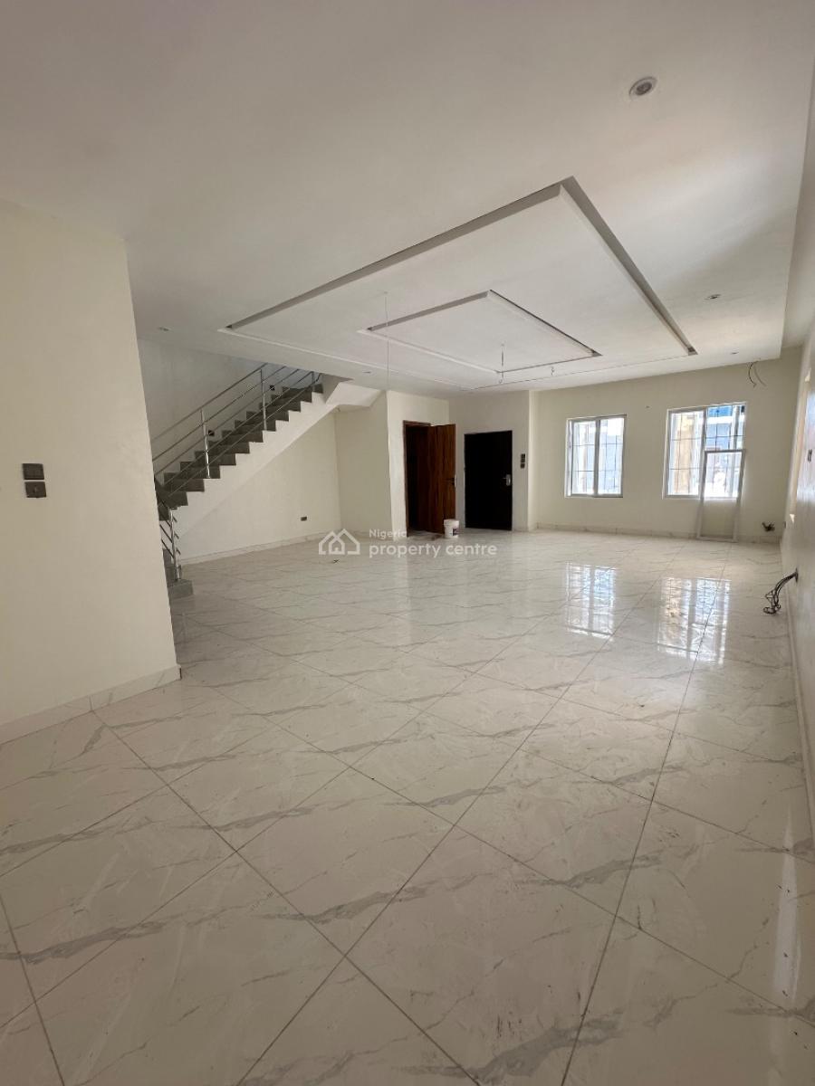 Well-built Fully Finished 3 Bedroom Duplex + Bq, Gym, Pool & Solar, Behind Lagos Business School, Sangotedo, Ajah, Lagos, Semi-detached Duplex for Sale