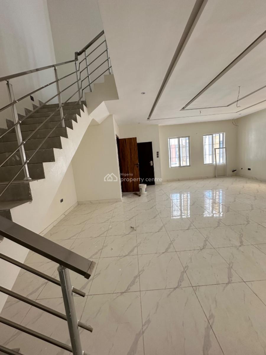 Well-built Fully Finished 3 Bedroom Duplex + Bq, Gym, Pool & Solar, Behind Lagos Business School, Sangotedo, Ajah, Lagos, Semi-detached Duplex for Sale