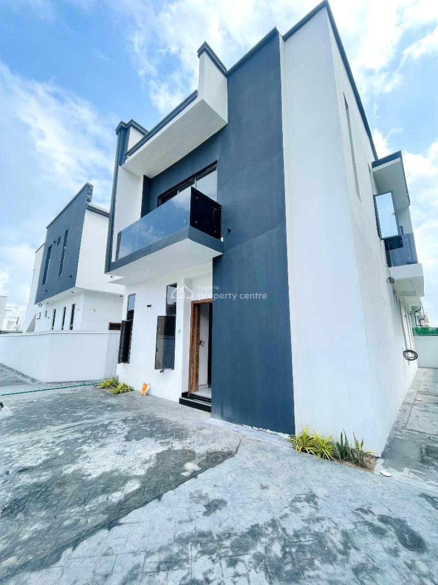 Contemporary 4 Bedroom Fully Detached Duplex with Bq, Chevron, Lekki, Lagos, Detached Duplex for Sale